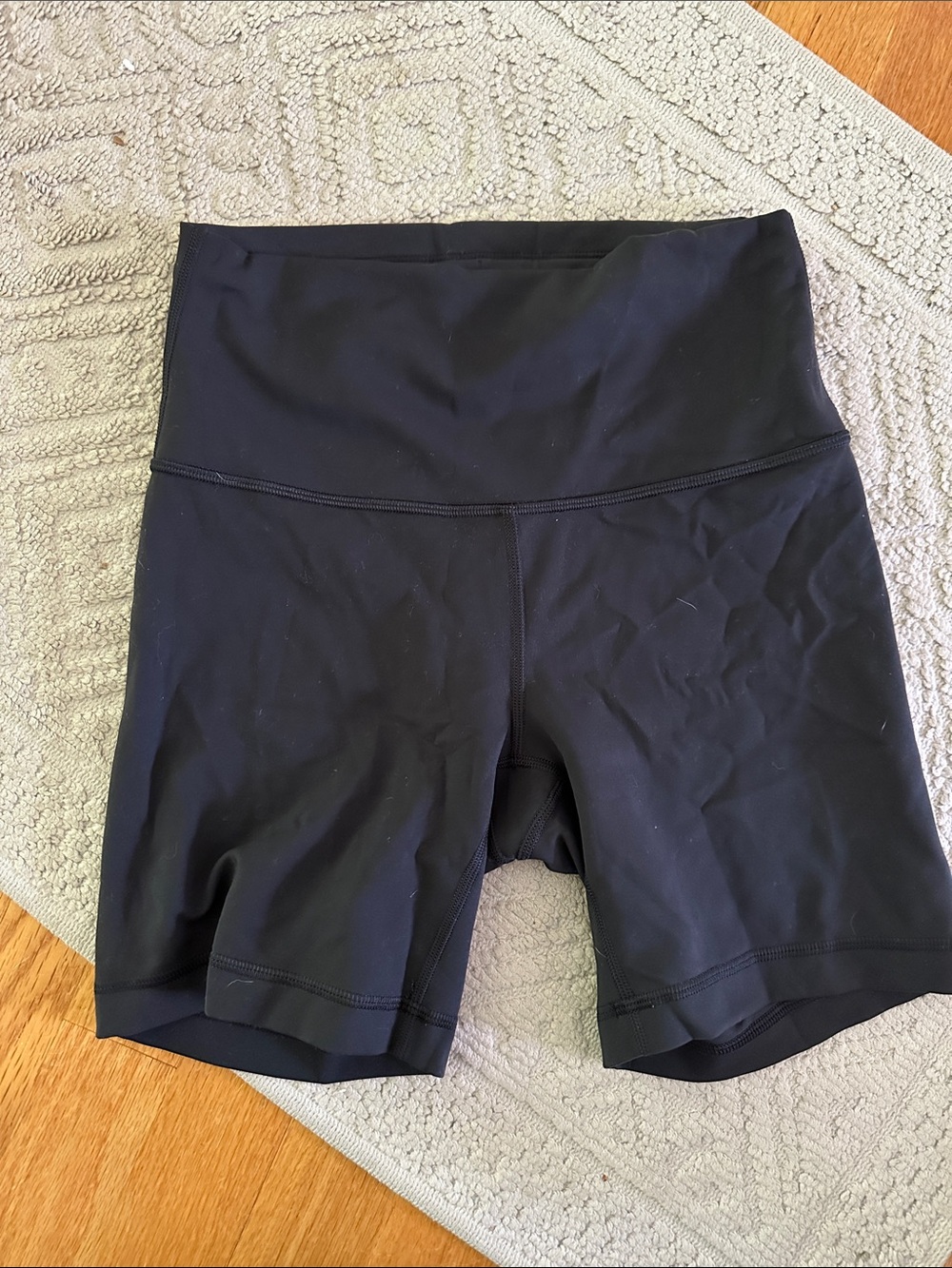 lululemon athletica Black High-Rise Bike Shorts
